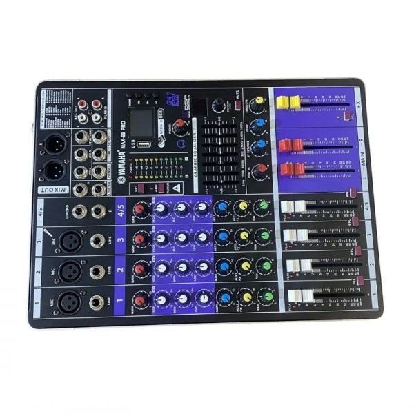Bàn trộn âm thanh mixer max 68 pro- 99 hiệu ứng bản nâng cấp mới nhất bảo hành 1 năm