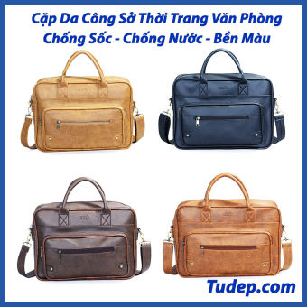 Cặp Văn Phòng Nam Tư Đẹp Cao Cấp Cặp Xách Da Nam Đeo Chéo Đa Năng Công Sở Đi Học Chơi Đựng Latop Cấp 1 2 3( HQ12)