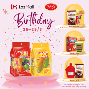 NEW] Kẹo Cocoaland LOT 100 tổng hợp gói 150g (Tổng hợp