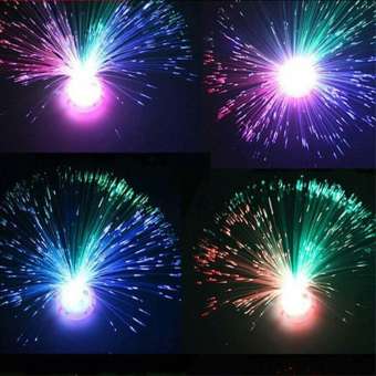 Đèn Led Sợi Quang Trang Trí Đổi Màu