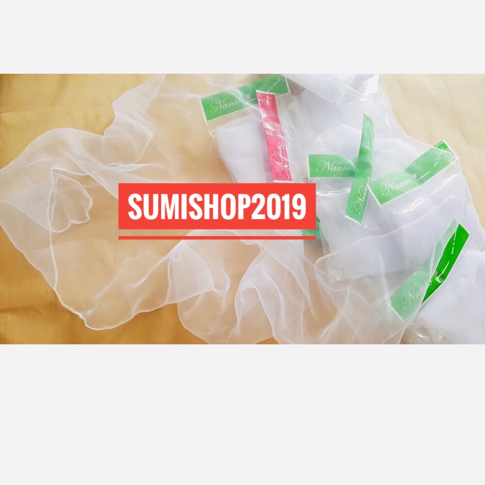 Khăn voan / Khăn màn che mặt tránh bụi bận cho trẻ sơ sinh nhiều màu - Sumishop2019