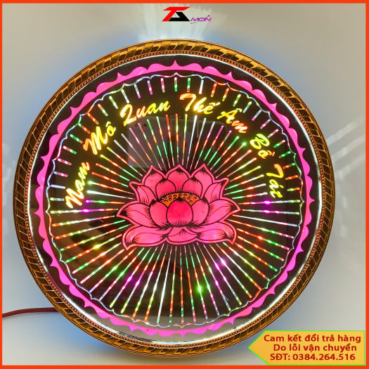 Hào quang tượng phật quan âm - Trang trí tủ thờ Quan âm