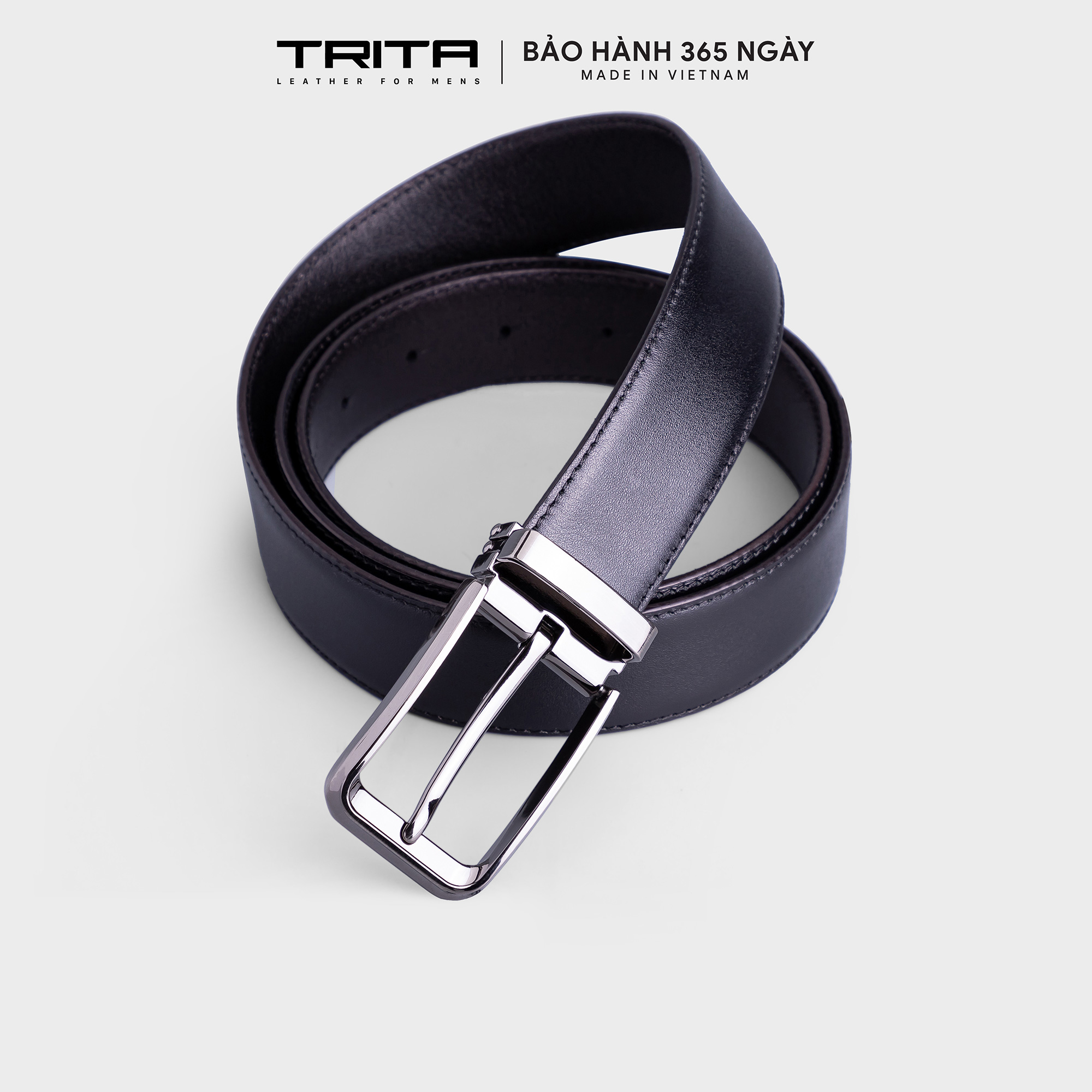 Thắt lưng nam da bò thật trita rtl045