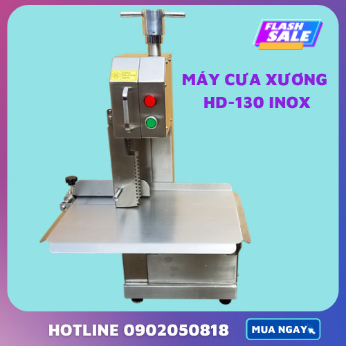 Máy cưa xương máy cắt thịt cá đông lạnh jy-130b s210 inox công suất 0.75kw 1.100w bảo hành 1 năm