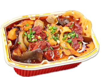 Lẩu tự sôi mini giá học sinh - Bò ba chỉ