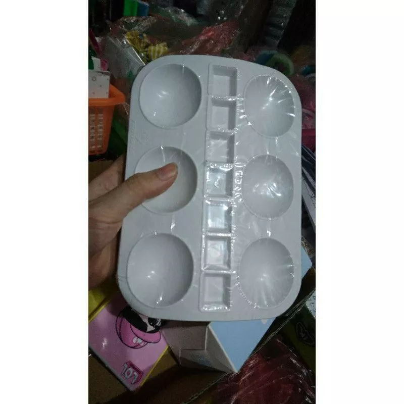 Lốc 10 Khay đựng màu, pha màu nước