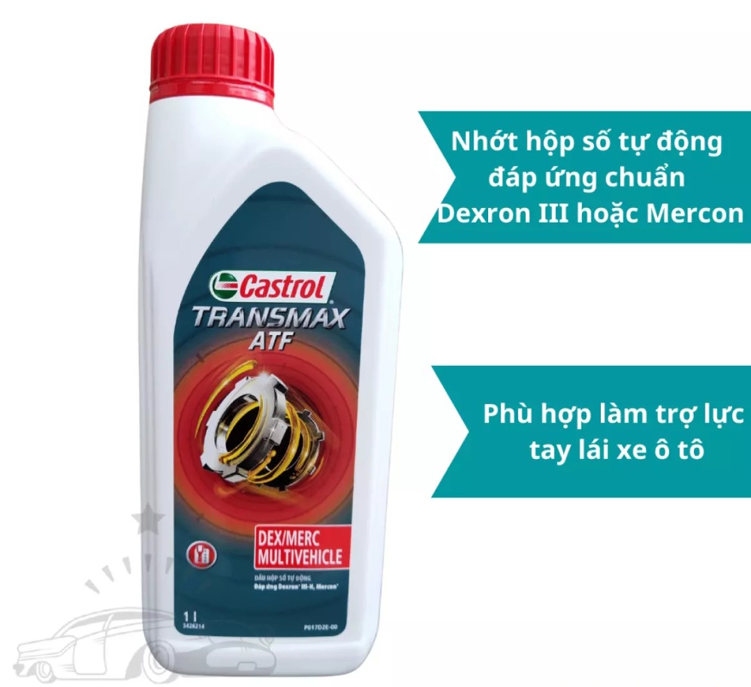 Dầu hộp số tự động castrol transmax atf - dex/merc multivehicle