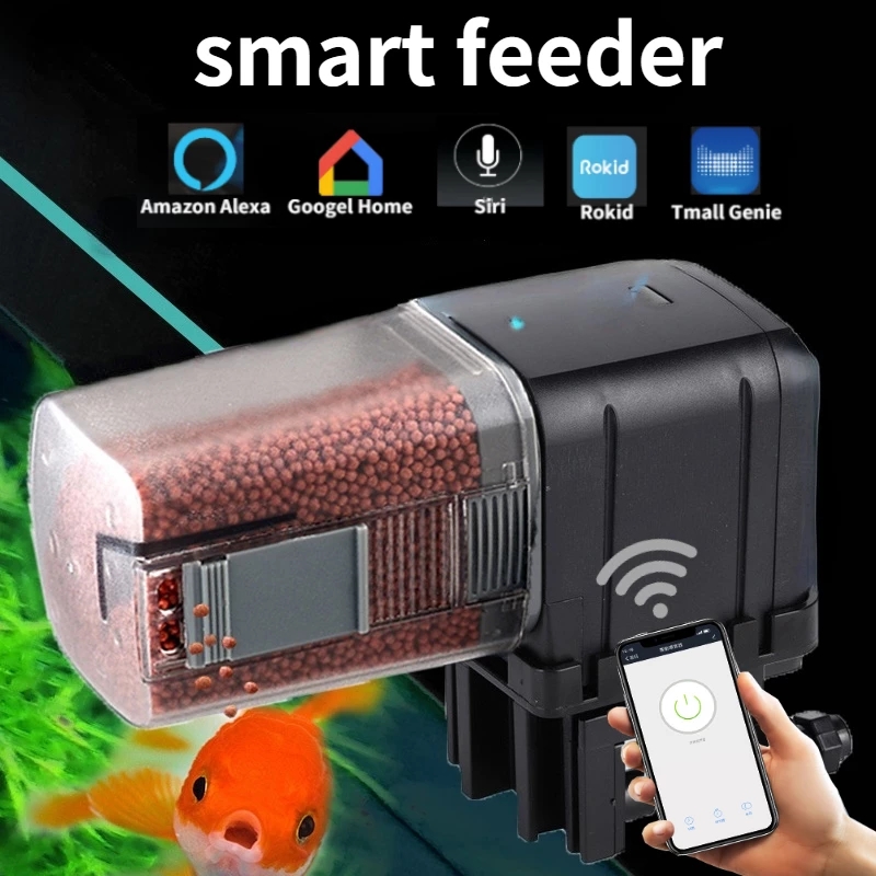 wifi controlled fish feeder