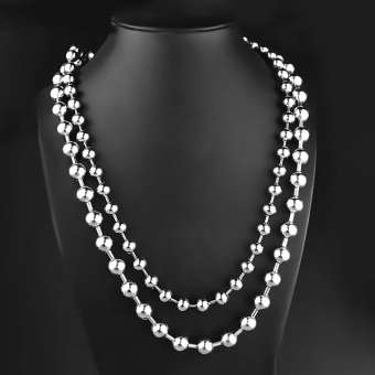 Dây Chuyền Chuỗi Bi Bảng LỚN Cá Tính Độc Đáo