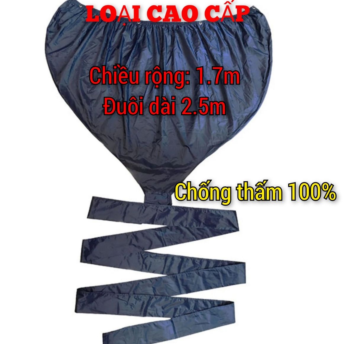 Túi vệ sinh máy lạnh -vải dù cao cấp dài 2.5m chiều rộng 1,7m - Áo trùm vải vệ sinh máy lạnh