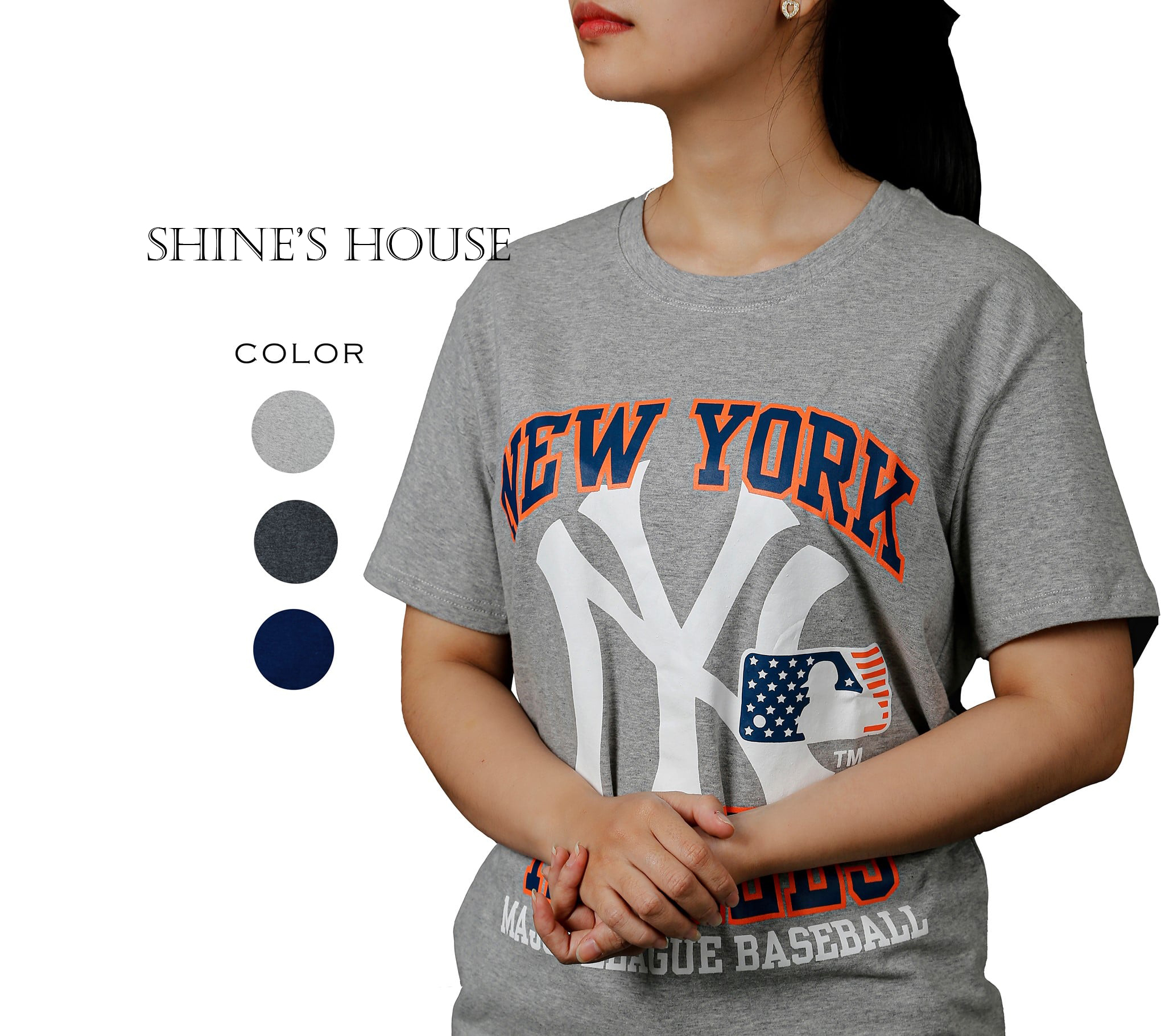 Áo thun contton nam nữ in New York
