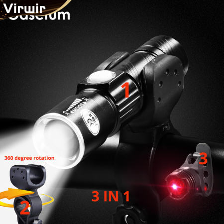 VIRWIR Rechargeable Torch Light Set - 8000 Lumens, Waterproof