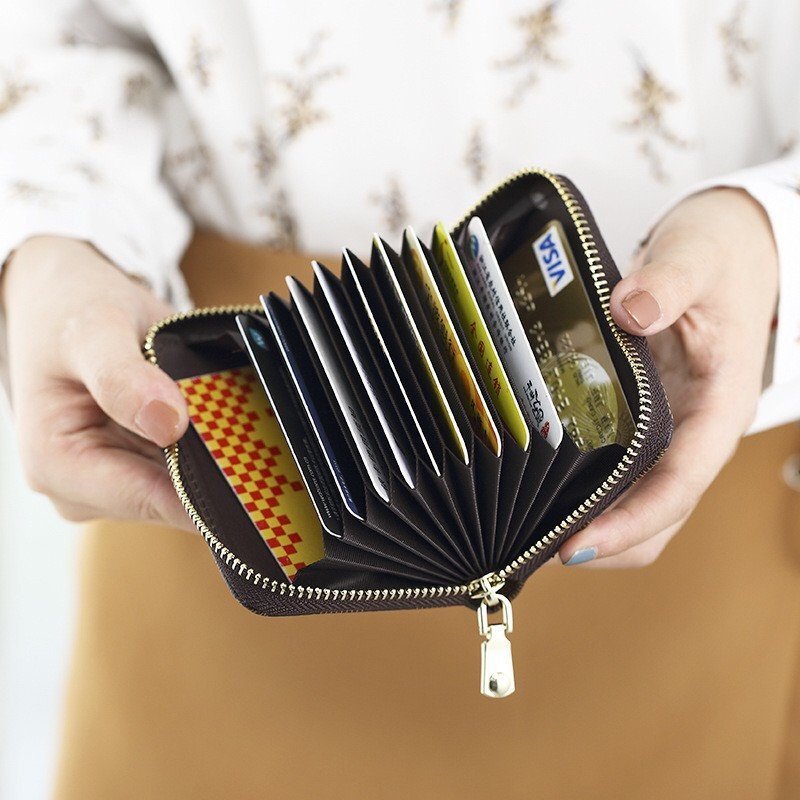 Ví bóp nữ cầm tay mini họa tiết sang trọng nhiều ngăn tiện dụng khi đựng tiền,đựng thẻ TK0049