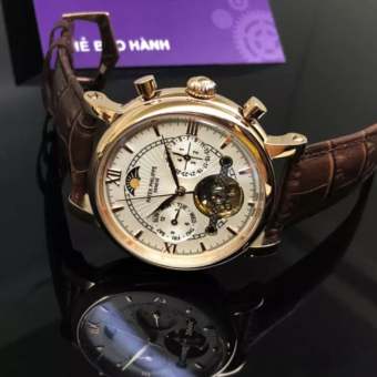 ĐỒNG HỒ PATEK PHILIPPE NAM TỰ ĐỘNG FULL 6 KIM AUTOMATIC NAUTILUS MẶT TRĂNG
