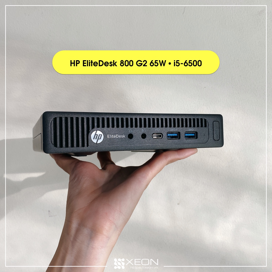 Máy tính mini pc hp elitedesk 800 g2 65w core i5-6500