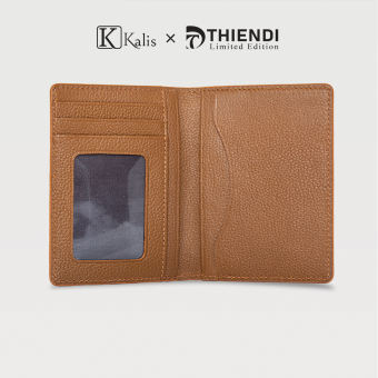 Ví nam đựng thẻ nhiều ngăn mini cao cấp hàng hiệu Kalis x Thiendi WCMM02 Bóp ví nam da bò thật ví đứng mini đựng thẻ nhiều ngăn cao cấp hàng hiệu FULLBOX