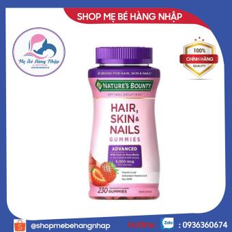 Kẹo dẻo Nature’s Bounty Hair Skin Nail Gummies 230v- chính hãng Mỹ