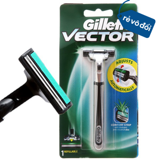 Dao cạo râu Gillette Vector 2 lưỡi kép