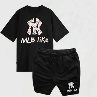 Set bộ ngắn nam áo thun cotton quần short nỉ form bigsize 80kg - 130kg