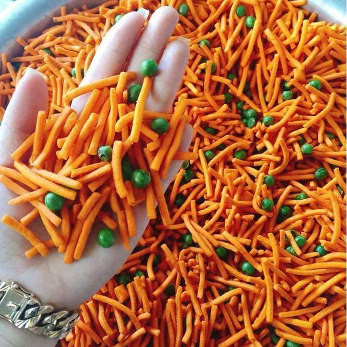 350gr Bim bim que đậu hà lan , đồ ăn vặt ngon, an toàn vệ sinh