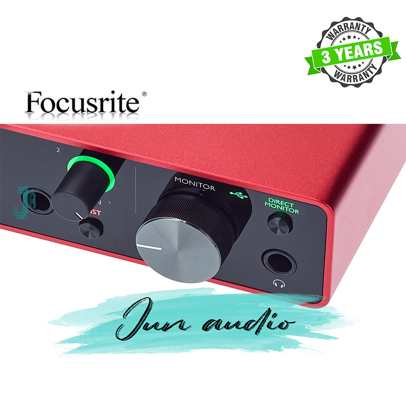 Sound card thu âm Focusrite Scarlett Solo  - hàng chính hãng mới 100%