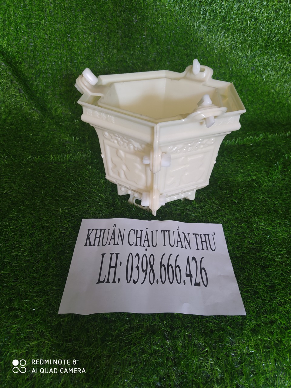 Khuôn đúc chậu cảnh lục giác 20 nhựa ABS có lòng trong