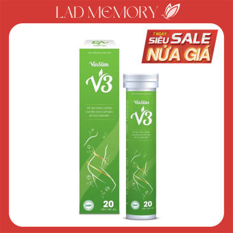 Giảm cân Vinslim V3 chính hãng lọ 20v đánh bay mọi mỡ thừa ( đùi + bụng + mông + nọng)
