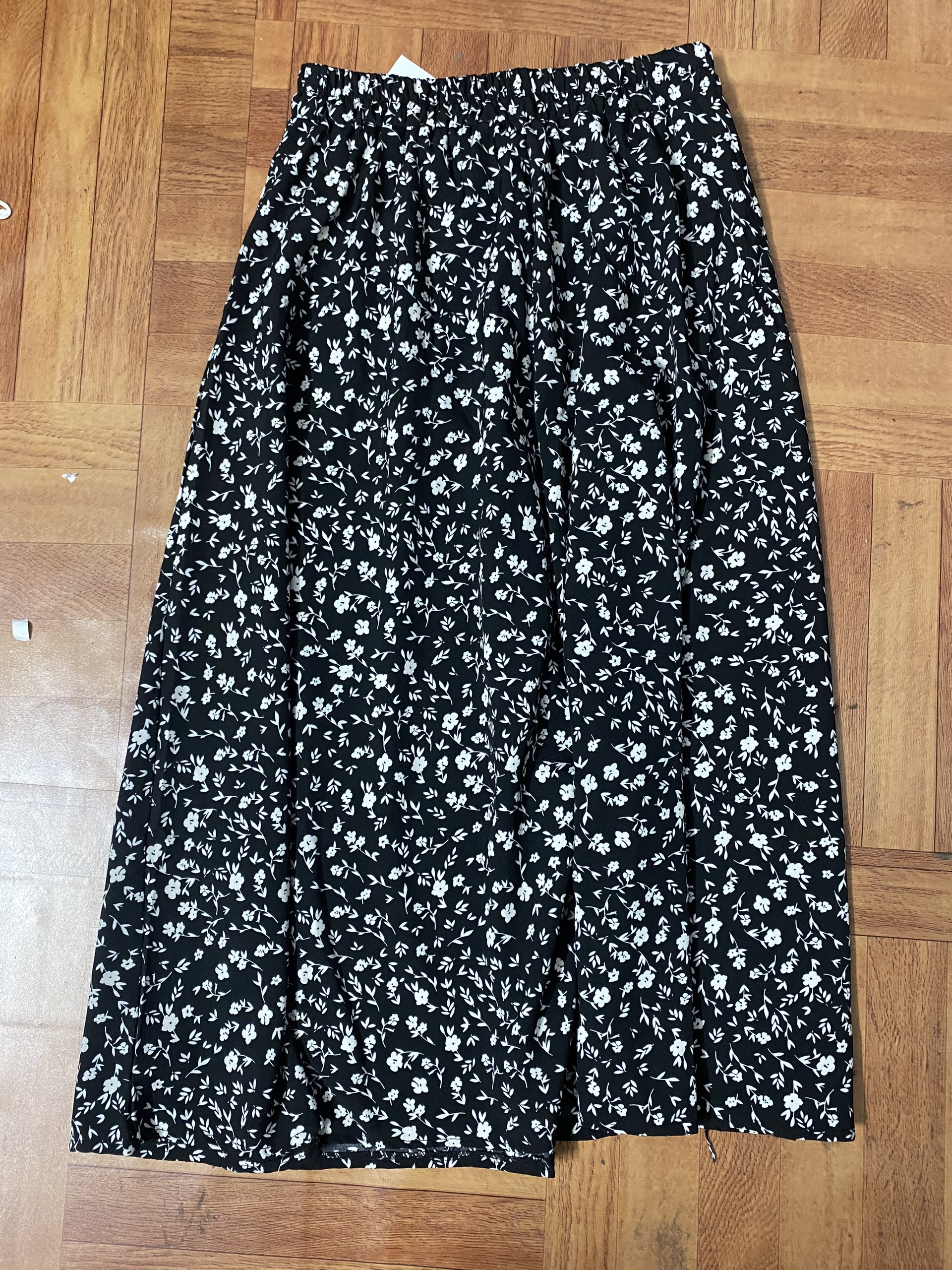 Chân váy hoa vintage nhiều màu, Chân váy dài vintage cạp chun