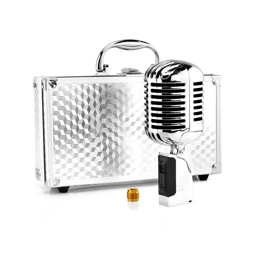 Micro MTMax B1 - Micro karaoke sân khấu phong cách vintage (cổ điển) - Mic có dây chuyên dùng cho phòng trà, karaoke, livestream, thu âm chuyên nghiệp - Quay video, MV ca nhạc cực đẹp - Kết nối được hầu hết các thiết bị âm thanh