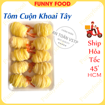 Tôm Cuộn Khoai Tây 10 Cuộn – Món Chiên, Ăn Vặt – [Ship Hỏa Tốc HCM] – Funnyfood