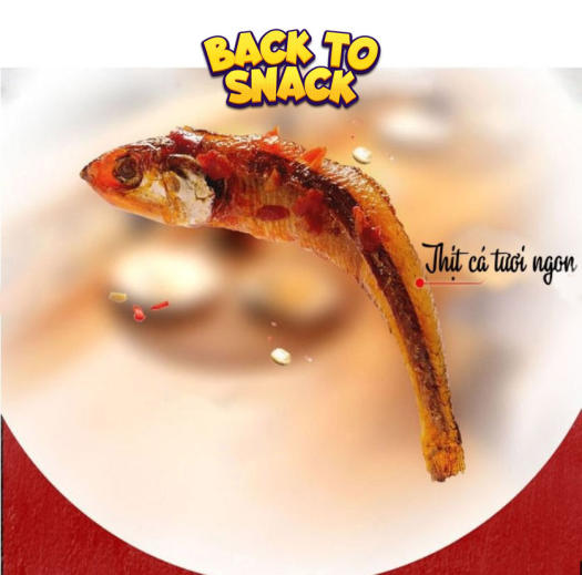Cá sốt chua cay Koushuiyu siêu ngon gói 9gr - Đồ ăn vặt Trung Quốc thơm ngon -Back To Snack