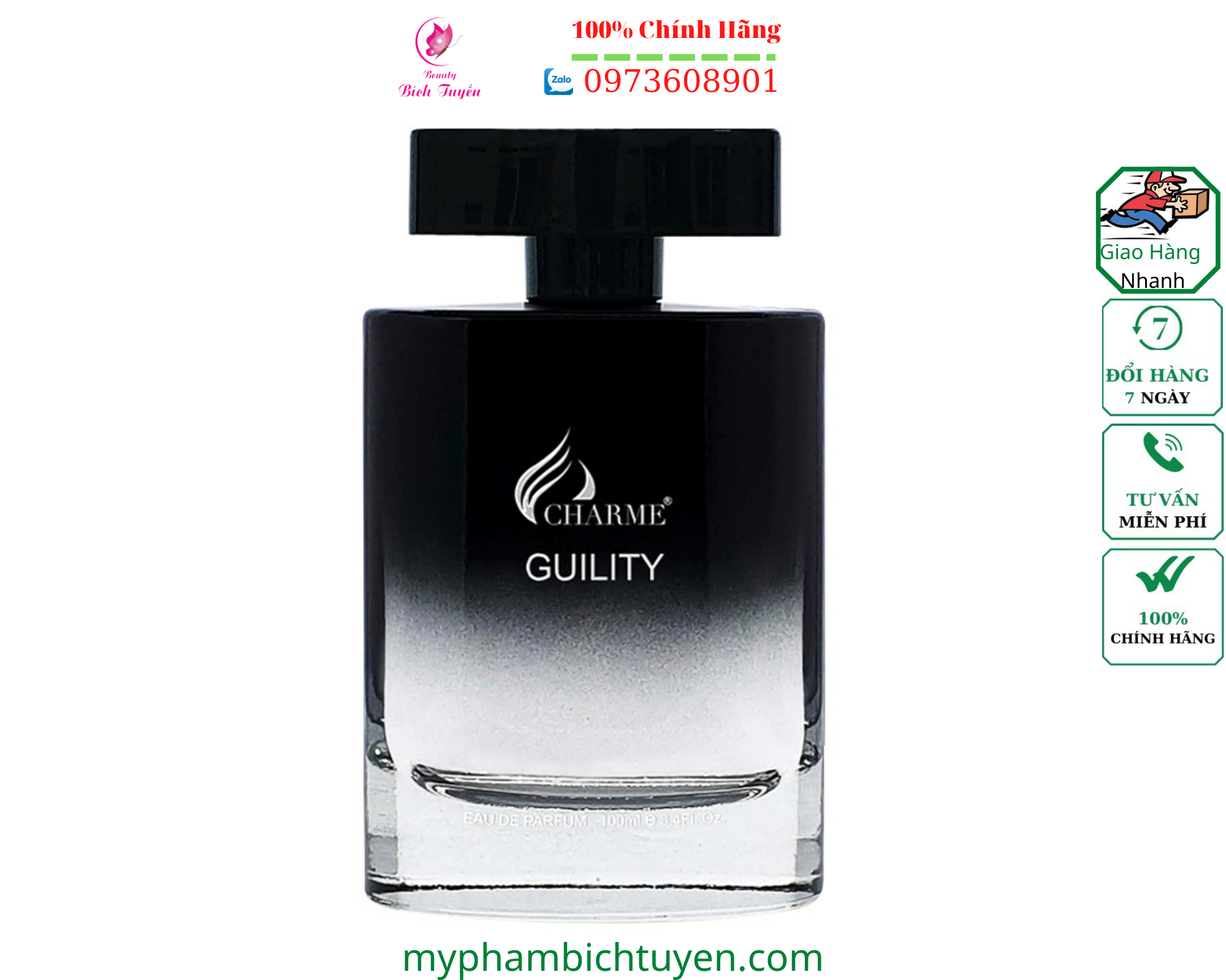 Nước hoa charme_guility for men 100ml
