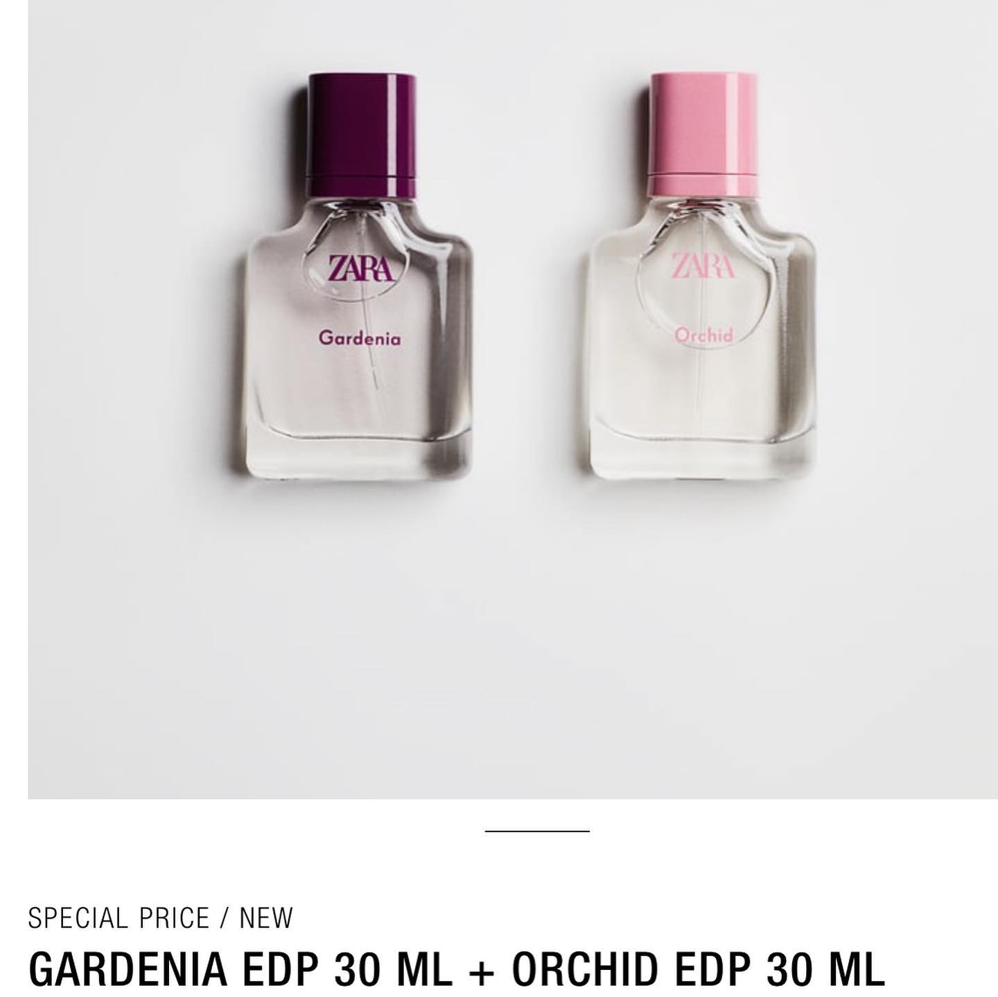 Nước hoa zara gardenia+ orchid 30ml +2,2% phí lzd