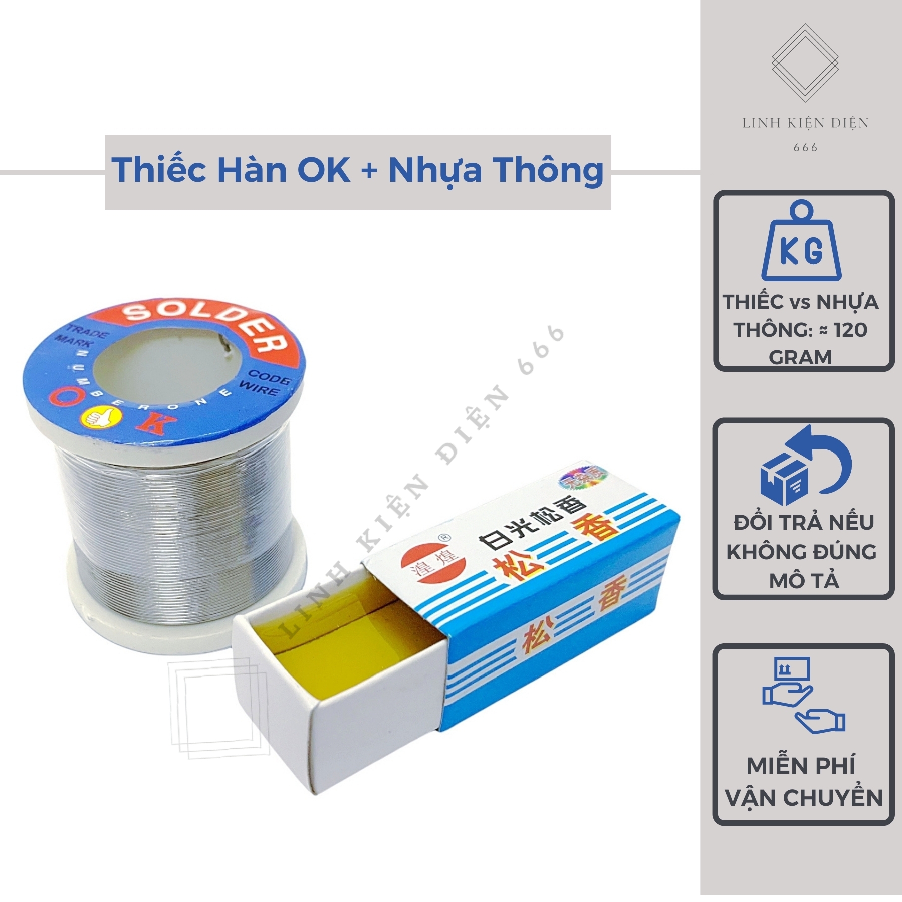 Thiếc hàn OK nhựa thông chì hàn loại tốt rẻ