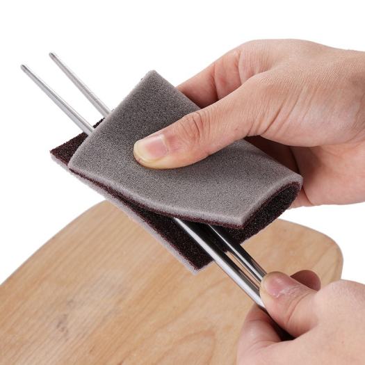 1 Cuộn Miếng Bọt Biển Làm Sạch Ma Thuật Dụng Cụ Gia Dụng Phụ Kiện Đồ Dùng Nhà Bếp Miếng Bọt Biển Rửa