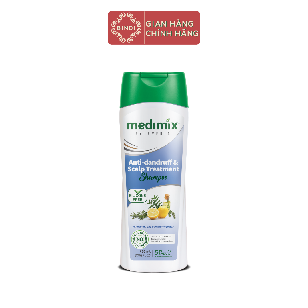 Dầu gội Medimix Sạch Gàu & Liệu Pháp Da Đầu 400ml