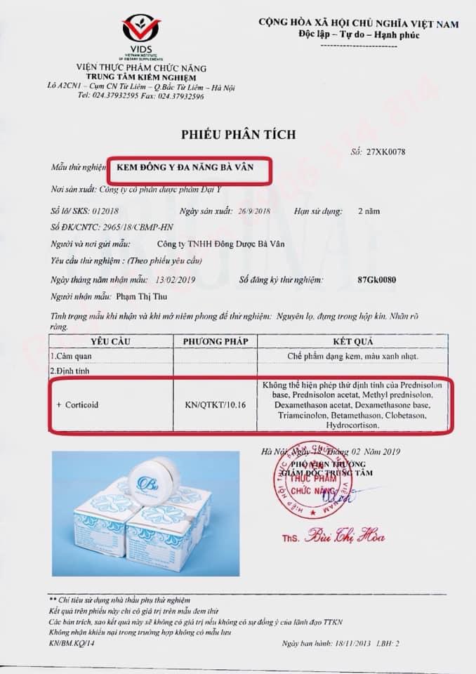 Kem đông y đa năng bà vân - dành cho các bệnh lý về da - bt home cosmetic