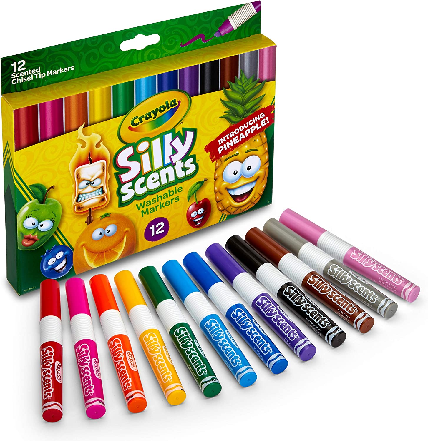 Crayola Silly Scents Chisel Tip Markers - 12 count