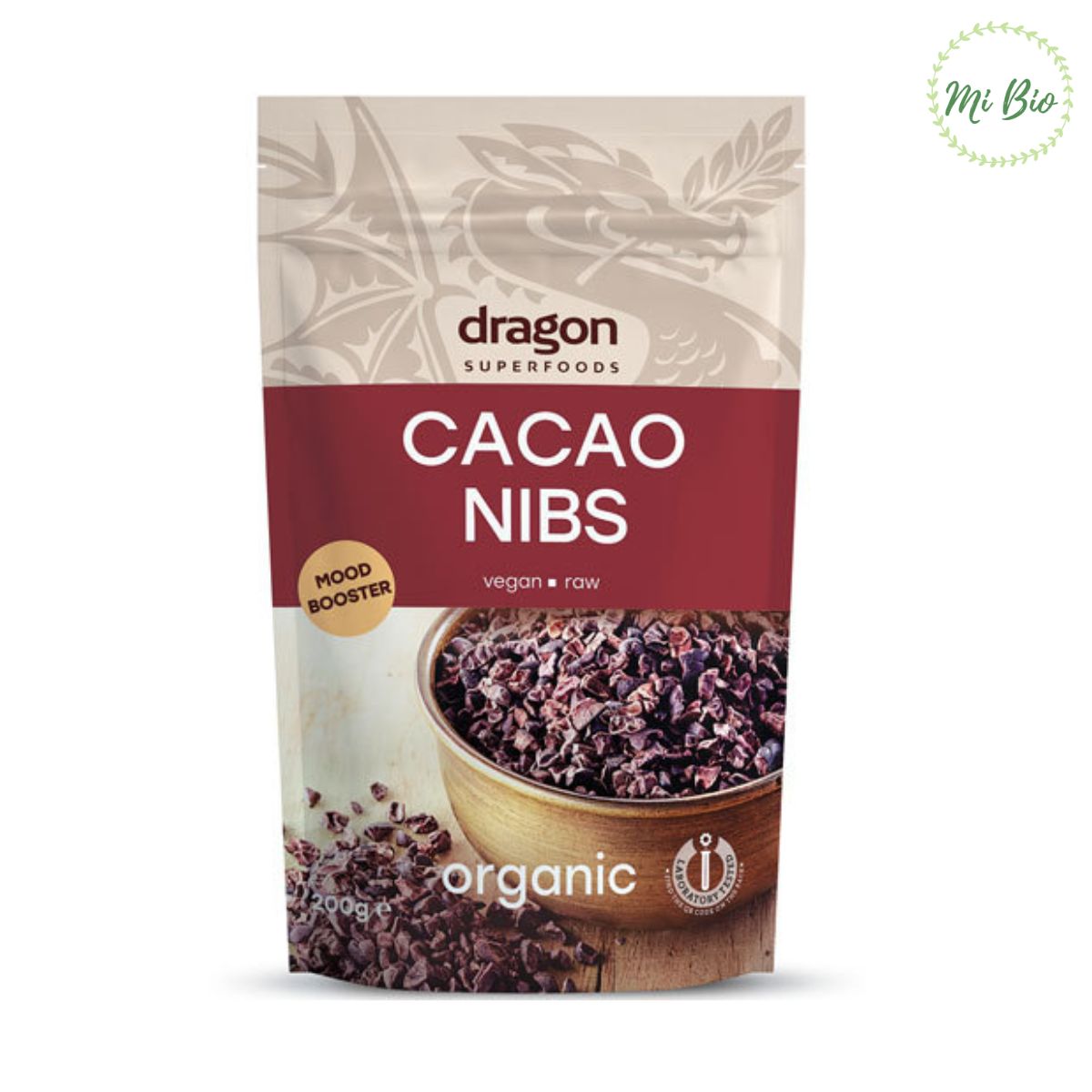 Bột Cacao nibs cacao ngòi 200gr - Dragon Suoerfoods