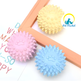 BANH GAI CAO SU DẺO 6CM ,ĐỒ CHƠI BANH TƯƠNG TÁC CHO CHÓ