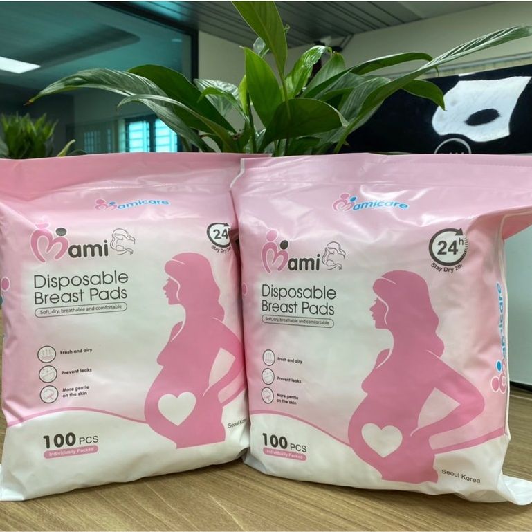 [Lấy mã giảm thêm 30%]Túi 100 miếng lót thấm sữa Mami mềm êm khô thoáng chất liệu và thiết kế thông minh đảm bảo an toàn cho trẻ sử dụng có độ bền cao cam kết như hình