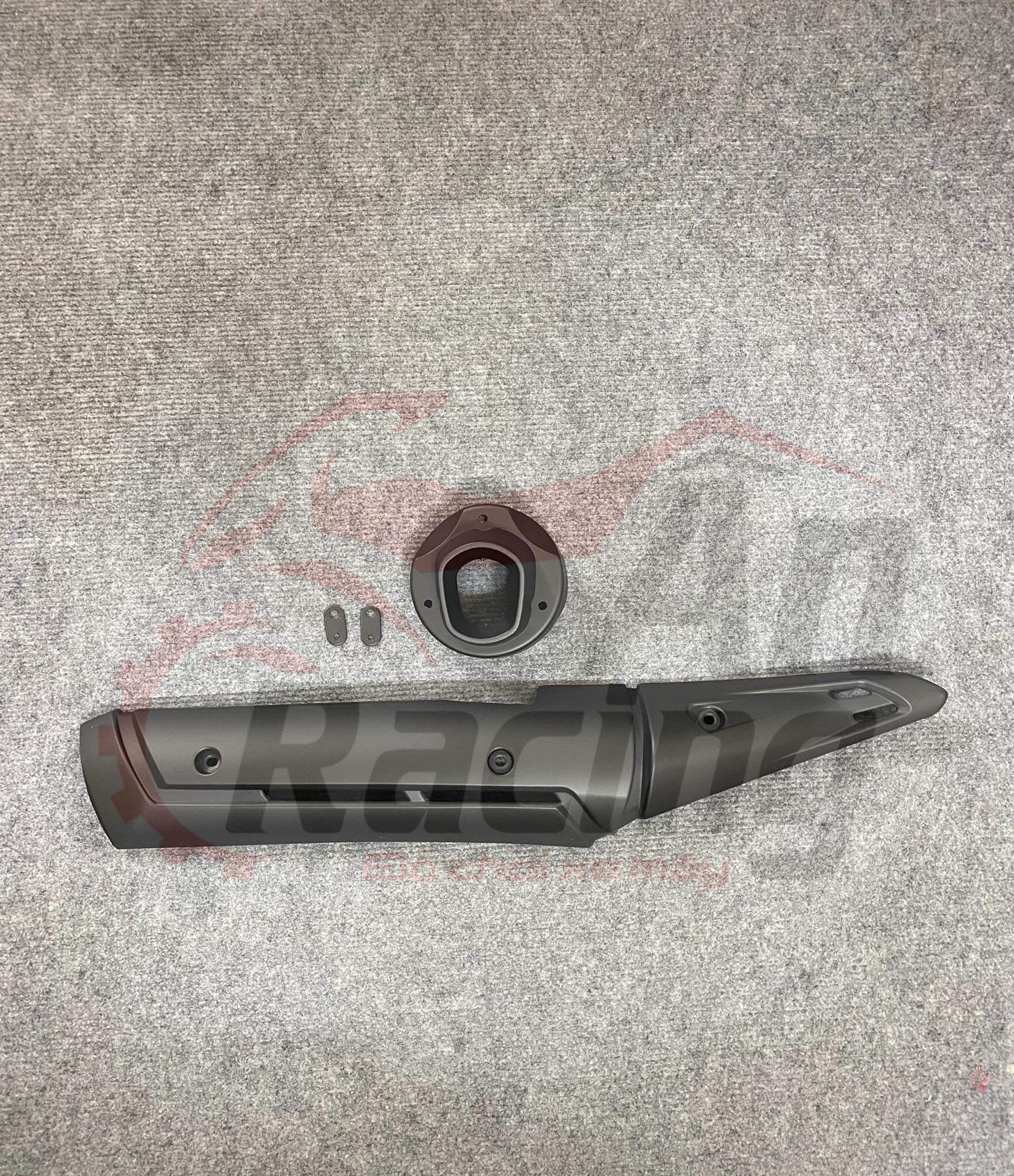 Bộ ốp pô có chụp đít pô TFX kiểu zin dành cho xe exciter 150