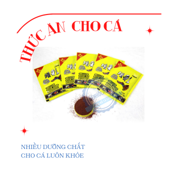 Thức ăn cho cá 7 màu, bình tích , trân châu