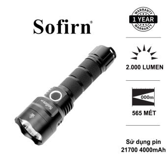 Đèn pin SOFIRN C8G độ sáng 2000lm chiếu xa 565m bóng CREE SST40 pin 21700 (kèm theo) Đèn Đèn pin