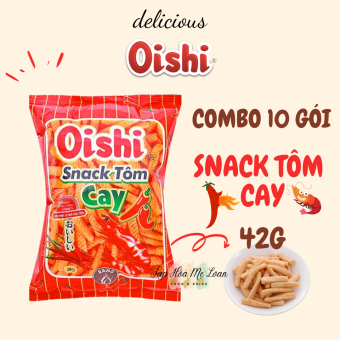 Bánh Snack Bim Bim Vị Tôm Cay Oishi 40g