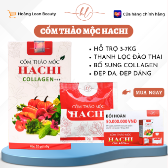 Cốm thảo mộc Hachi hỗ trợ giảm 3-7kí