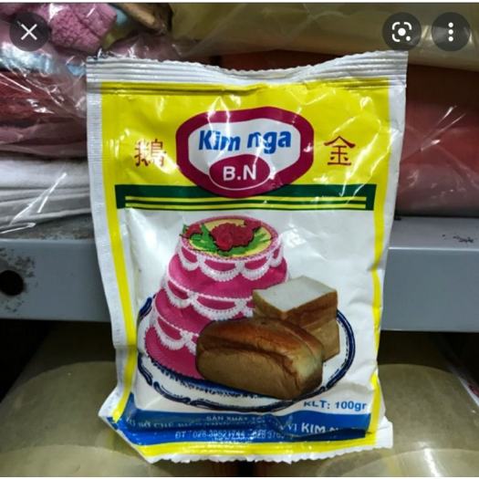 Bột nở làm bánh kim nga