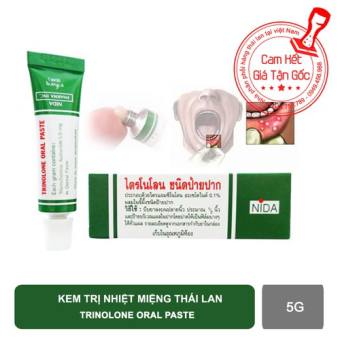 Kem Bôi Nhiệt Miệng Trinolone Oral Paste Thái Lan