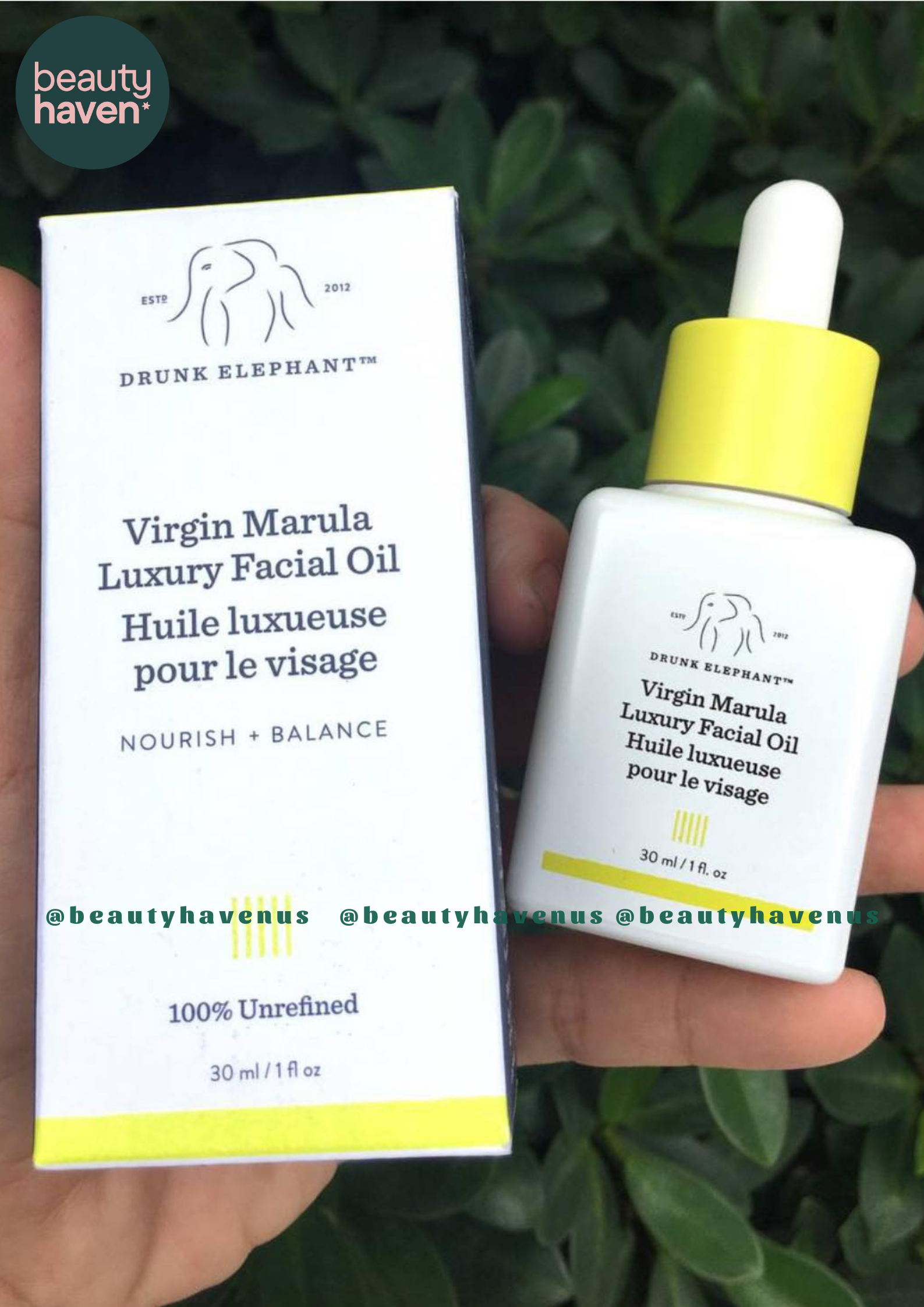 Dầu Dưỡng Da Drunk Elephant Virgin Marula Luxury Face Oil