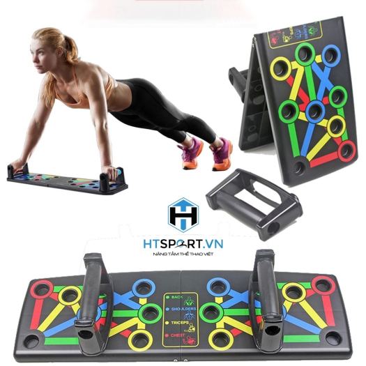 Dụng Cụ Hít Đất Đa Năng Bộ Dụng Cụ Tập Luyện Hít Đất Chống Đẩy Tập Gym Tại Nhà Cao Cấp Chính Hãng